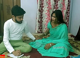 Indian sexy madam teaching her special student how to romance and sex&excl; with hindi voice